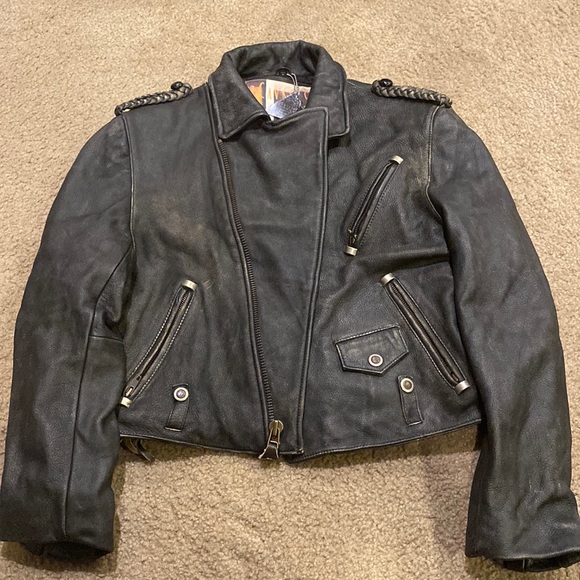 Z. Cavaricci Jackets & Coats Z Cavaricci Genuine Leather Vintage